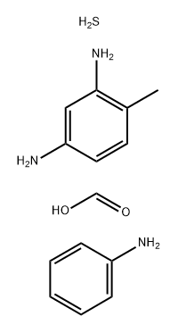 Formic acid, reaction products with aniline, 4-methyl-1,3-benzenediamine and sulfur, thiosulfonated 结构式