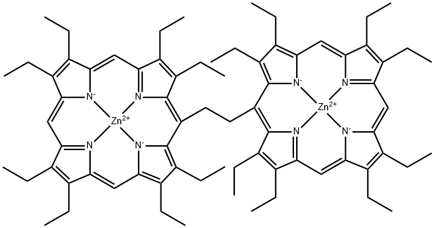 ビス(亜鉛ポルフィリン) (約5μmol/Lジクロロメタン溶液) [円二色性分光用] 化学構造式
