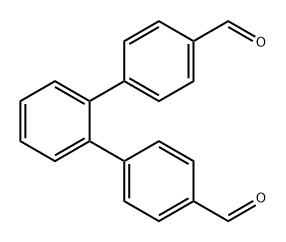 (1,1':2',1''-terphenyl)-4,4''-dicarbaldehyde 化学構造式