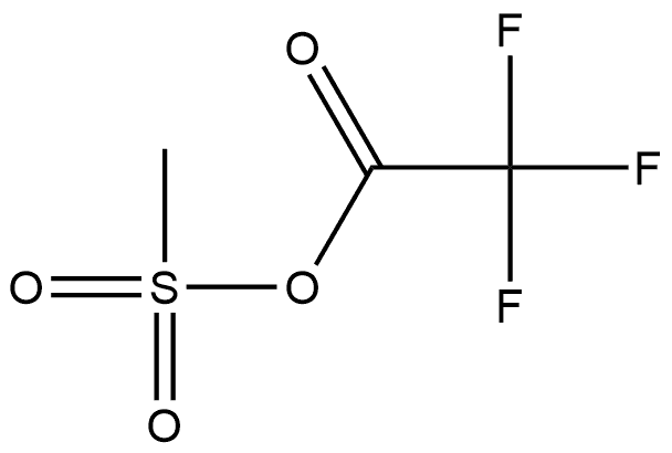 Acetic acid, 2,2,2-trifluoro-, anhydride with methanesulfonic acid Struktur