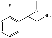 2-(2-氟苯基)-2-甲氧基丙-1-胺,933751-44-1,结构式