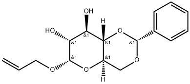 2-PROPENYL 4,6-O-BENZYLIDENE-Α-D-GLUCOPYRANOSIDE2-丙烯基 4,6-O-亚苄基-Α-D-吡喃葡萄糖苷, 93382-48-0, 结构式