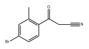 Benzenepropanenitrile, 4-bromo-2-methyl-β-oxo- Struktur