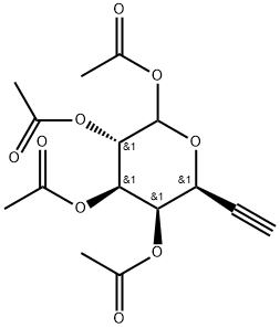 1,2,3,4-Tetra-O-acetyl-6,7-dideoxy-L-galacto-hept-6-ynopyranose Structure