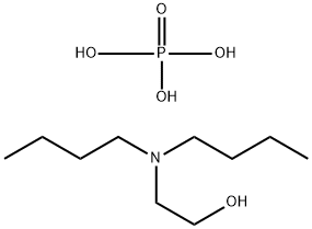 磷酸(癸基与十三烷基)混合酯与2-二丁氨基乙醇的反应产物, 93573-37-6, 结构式