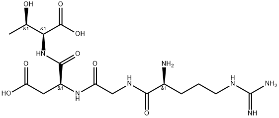 poly (arginyl-glycyl-aspartyl-threonine) Struktur
