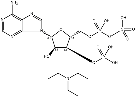 腺苷 3′-磷酸 5′-磷酰硫酸 三乙铵盐 结构式