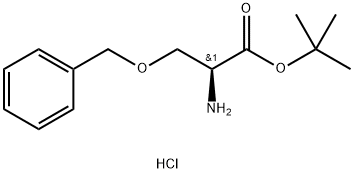 O-苄基-L-丝氨酸叔丁酯盐酸盐, 93760-41-9, 结构式