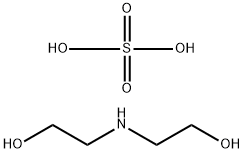 Sulfuric acid, mono-C16-18-alkyl esters, compds. with diethanolamine Struktur