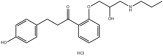 4'-Hydroxy propafenone HCl,93885-22-4,结构式