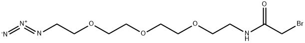 N-溴乙酰基-三聚乙二醇-叠氮, 940005-81-2, 结构式