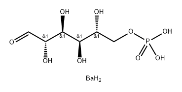 D-マンノース6-(りん酸バリウム) 化学構造式