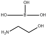 Boric acid (H3BO3), reaction products with ethanolamine Structure