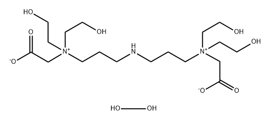 1-Propanaminium, 3,3'-iminobis[N-(carboxymethyl)-N,N-bis(2-hydroxyethyl)-, N-coco alkyl derivs., dihydroxides, bis(inner salts), reaction products with hydrogen peroxide Structure