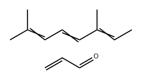 2-Propenal, reaction products with 2,6-dimethyl-2,4,6-octatriene Structure