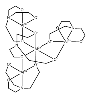 三乙醇胺铝复合物 结构式