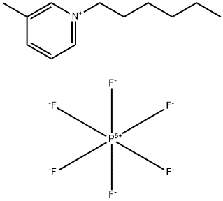 1-己基-3-甲基吡啶六氟磷酸盐, 942196-38-5, 结构式