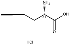 L-高炔丙基甘氨酸盐酸盐, 942518-19-6, 结构式