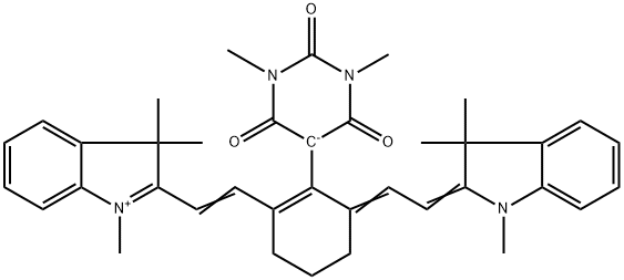 943330-26-5 2-[2-[3-[2-(1,3-二氫-1,3,3-三甲基-2H-吲哚-2-亞基)亞乙基]-2-(六氫-1,3-二甲基-2,4,6-三氧代-5-嘧啶基)-1-環己烯-1-基]乙烯基]-1,3,3-三甲基-3H-吲哚內鹽