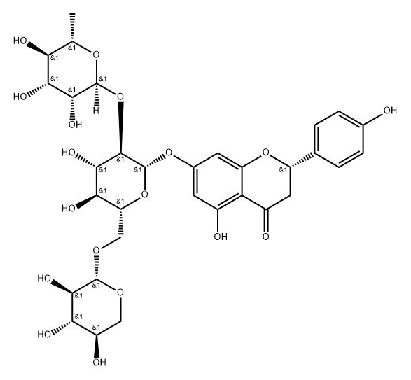 テアフラバノシドII 化学構造式
