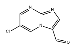 6-氯咪唑并[1,2-A]嘧啶-3-甲醛,944906-50-7,结构式