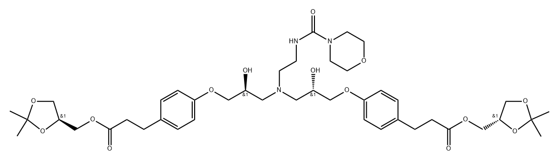 Landiolol, 944919-03-3, 结构式