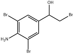 4-AMino-3,5-dibroMo-α-(broMoMethyl)benzeneMethanol Structure