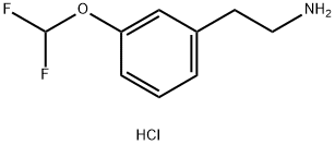 2-[3-(difluoromethoxy)phenyl]ethan-1-amine
hydrochloride Structure