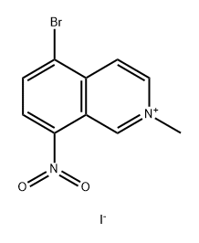 5-bromo-2-methyl-8-nitroisoquinolin-2-ium iodide
