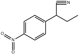 Benzeneacetonitrile, α-ethyl-4-nitro- Structure