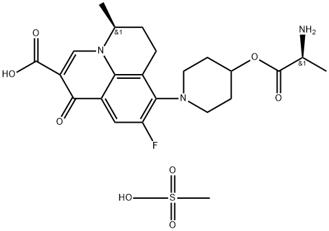 948895-94-1 Alalevonadifloxacin mesylate SynthesisSynthesis of Alalevonadifloxacin mesylate