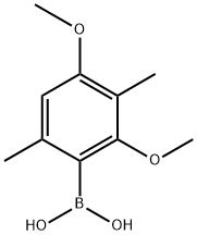 2,4-二甲氧基-3,6-二甲基苯硼酸, 949147-09-5, 结构式