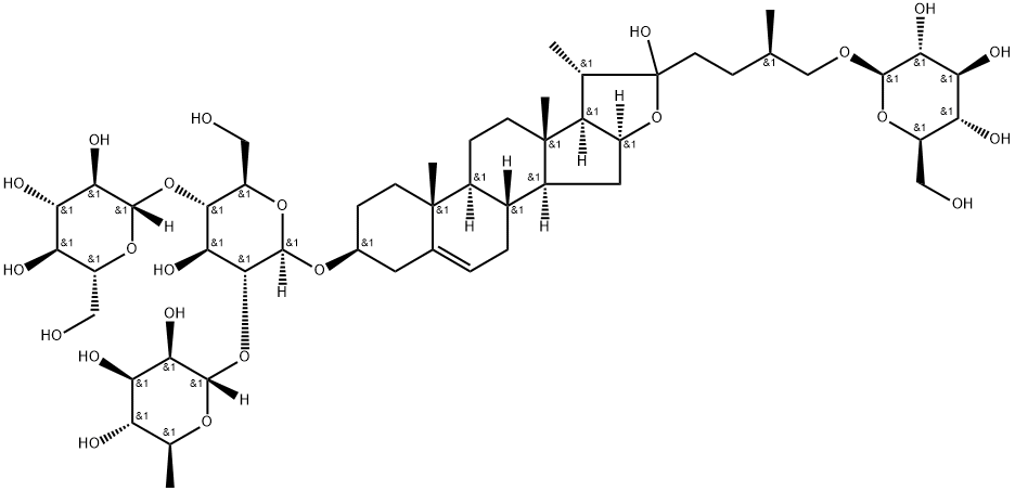 原三角叶皂苷, 94992-08-2, 结构式