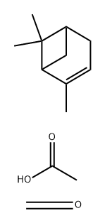 Acetic acid, reaction products with formaldehyde and alpha-pinene Structure