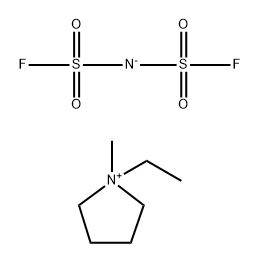 1-Ethyl-1-methylpyrrolidin-1-ium?bis(fluorosulfonyl)imide Struktur