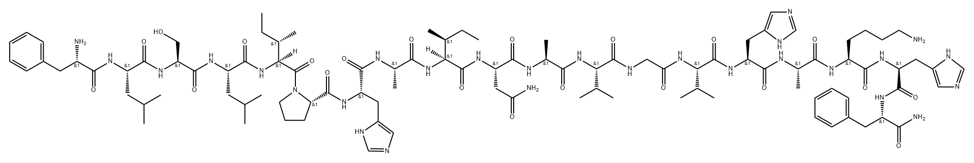 Phylloseptin-H11 Struktur