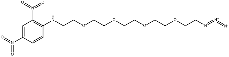 DNP-PEG4-N3 Struktur