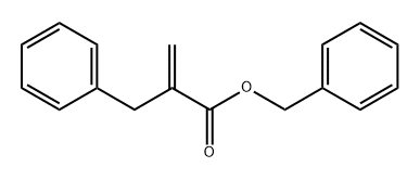 Benzenepropanoic acid, α-methylene-, phenylmethyl ester Struktur