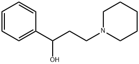 1-Piperidinepropanol, α-phenyl- Structure