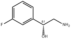 (R)-2-amino-1-(3-fluorophenyl)ethan-1-ol Struktur