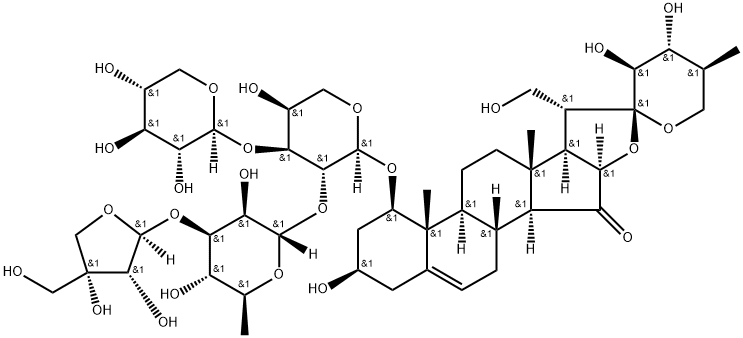 Trikamsteroside D Struktur