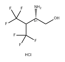 (2S)-2-amino-4,4,4-trifluoro-3-(trifluoromethyl)but
an-1-ol hydrochloride 结构式