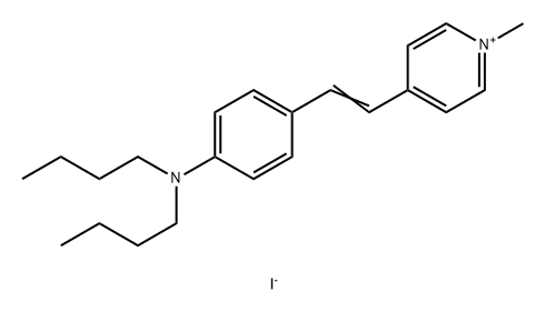 TRANS-4-(4-(DIBUTYLAMINO)STYRYL)-1-METH& Struktur