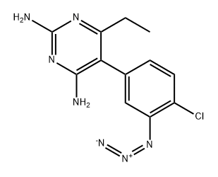 3-azidopyrimethamine Structure
