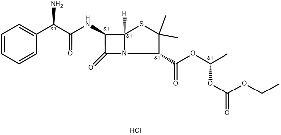 (R)-Bacampicillin hydrochloride Structure