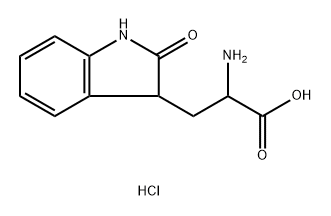 DL-2,3-dihydro-2-oxo-Tryptophan monohydrochloride Structure