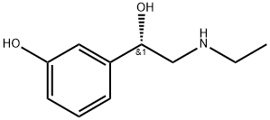 Benzenemethanol, α-[(ethylamino)methyl]-3-hydroxy-, (S)- Structure