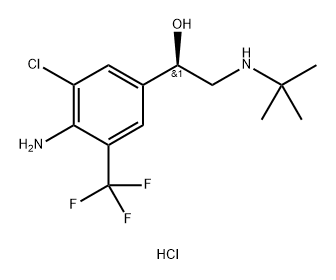 mabuterol hydrochloride Struktur