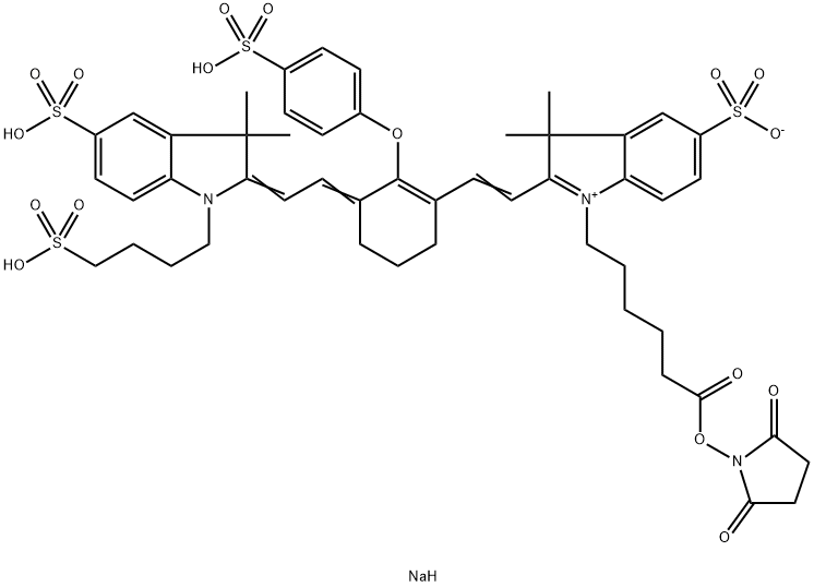 IR800 NHS活性脂, 956579-01-4, 结构式