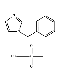 1-苄基-3-甲基咪唑硫酸氢盐,956597-95-8,结构式